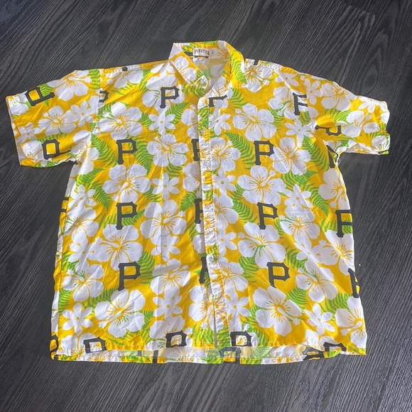 🍍PITTSBURGH PIRATES HAWAIIAN SHIRT🍍SIZE XL🍍D-2 - Picture 1 of 4